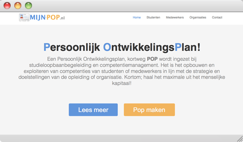POP Persoonlijk Ontwikkelingsplan