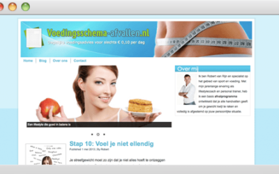 Voedingsschema-afvallen