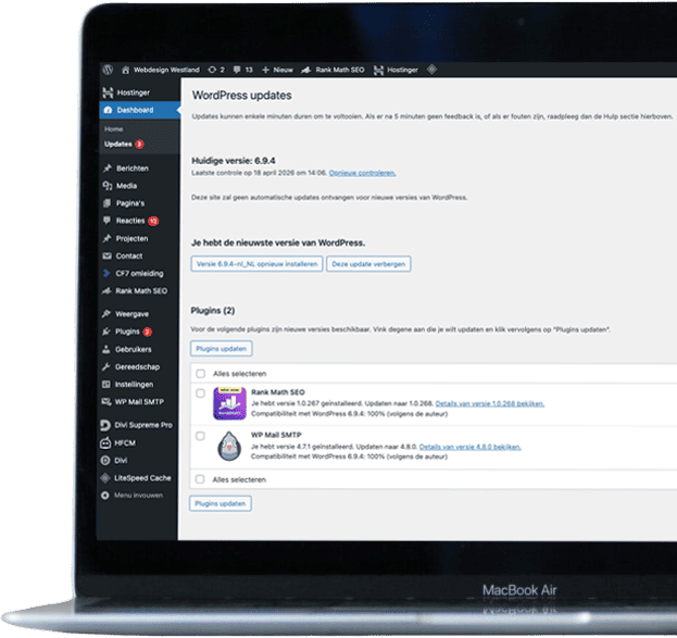 WordPress onderhoud